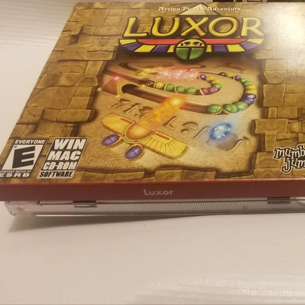 Luxor and Lights Out- 2 exciting vtg PC games!
